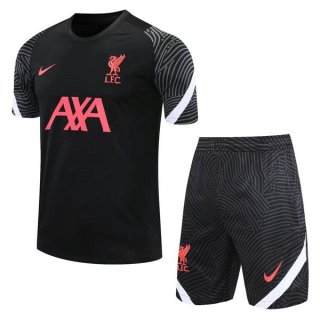Maglia Formazione Liverpool Set Completo 2020/2021 Nero Rosso Maglia Formazione Liverpool Set Completo 2020/2021 Nero Rosso