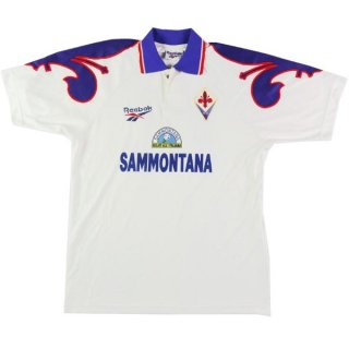 Thailandia Maglia Fiorentina Seconda Retro 1995 1996 Bianco Thailandia Maglia Fiorentina Seconda Retro 1995 1996 Bianco