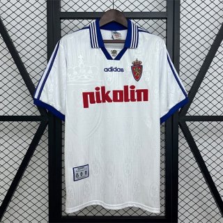 Thailandia Maglia Zaragoza Prima Retro 1997-1998 Thailandia Maglia Zaragoza Prima Retro 1997-1998