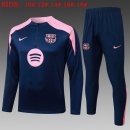 Bambino Felpa Allenamento Barcellona 2025/2026 Blu Rosa 3