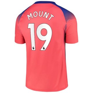 Maglia Chelsea NO.19 Mount Terza 2020/2021 Arancione Maglia Chelsea NO.19 Mount Terza 2020/2021 Arancione