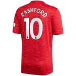 Maglia Manchester United NO.10 Rashford Prima 2020/2021 Rosso Maglia Manchester United NO.10 Rashford Prima 2020/2021 Rosso