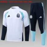 Bambino Felpa Allenamento Argentina 2026/2027 Bianco Bambino Felpa Allenamento Argentina 2026/2027 Bianco