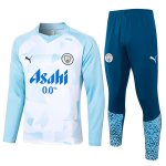 Felpa Manchester City 2024/2025 Bianco Blu