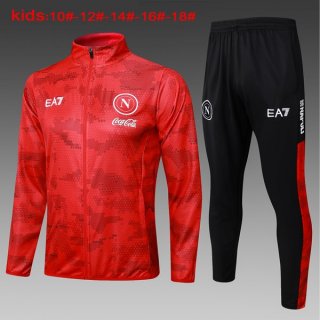 Bambino Giacca Napoli 2024/2025 Rosso Bambino Giacca Napoli 2024/2025 Rosso