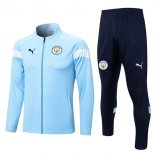 Giacca Manchester City 2022/2023 Blu Nero