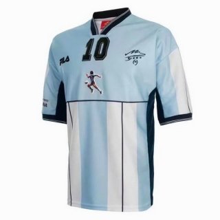 Maglia Argentina NO.10 Maradona Prima Retro 2001 Blu Maglia Argentina NO.10 Maradona Prima Retro 2001 Blu