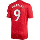 Maglia Manchester United NO.9 Martial Prima 2020/2021 Rosso