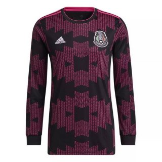 Maglia Mexico Prima Manga Larga 2021 Porpora