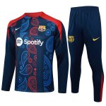 Felpa Allenamento Barcellona 2024/2025 Blu 52