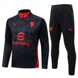 Felpa Allenamento AC Milan 2026/2027 Nero Felpa Allenamento AC Milan 2026/2027 Nero