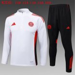 Bambino Felpa Allenamento Bayern Monaco 2025/2026 Bianco 6