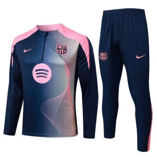 Felpa Allenamento Barcellona 2026/2027 Blu Rosa