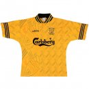 Thailandia Maglia Liverpool Seconda Retro 1994 1996 Giallo