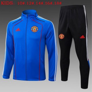 Bambino Giacca Manchester United 2025/2026 Blu 5