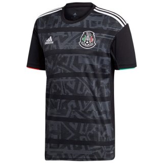 Thailandia Maglia Mexico Prima 2019 Nero Grigio