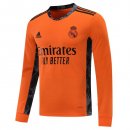 Thailandia Maglia Real Madrid Seconda ML 2020/2021 Arancione