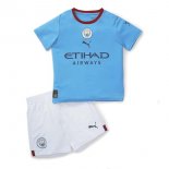 Maglia Manchester City Prima Bambino 2022/2023