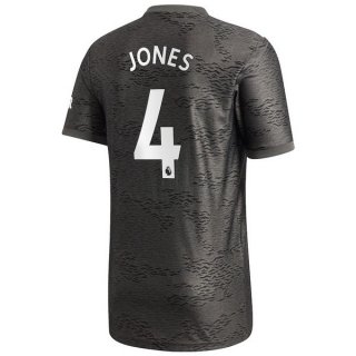 Maglia Manchester United NO.4 Jones Seconda 2020/2021 Nero