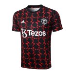 Maglia Formazione Manchester United 2024/2025 Nero Rosso Maglia Formazione Manchester United 2024/2025 Nero Rosso