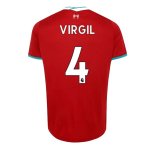 Maglia Liverpool NO.4 Virgil Prima 2020/2021 Rosso Maglia Liverpool NO.4 Virgil Prima 2020/2021 Rosso