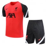 Maglia Formazione Liverpool Set Completo 2020/2021 Rosso Nero