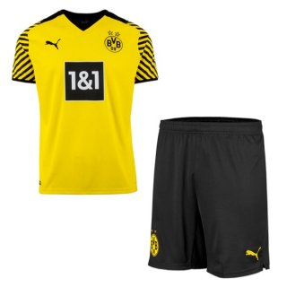 Maglia Borussia Dortmund Prima Bambino 2021/2022 Giallo