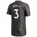 Maglia Manchester United NO.3 Bailly Seconda 2020/2021 Nero