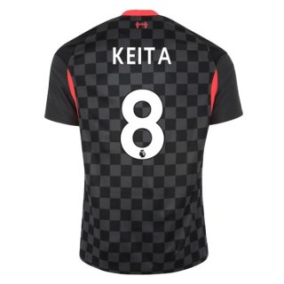 Maglia Liverpool NO.8 Keita Terza 2020/2021 Nero Maglia Liverpool NO.8 Keita Terza 2020/2021 Nero