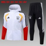 Bambino Felpa Cappuccio Germania 2026/2027 Bianco 2 Bambino Felpa Cappuccio Germania 2026/2027 Bianco 2