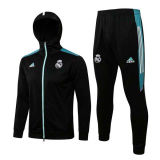 Felpa Cappuccio Real Madrid 2022 Nero Felpa Cappuccio Real Madrid 2022 Nero