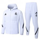 Giacca Cappuccio Real Madrid 2026/2027 Bianco