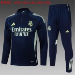 Bambino Felpa Allenamento Real Madrid 2025/2026 Blu 7
