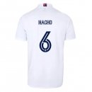 Maglia Real Madrid Prima NO.6 Nacho 2020/2021 Bianco