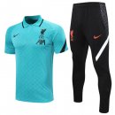 Polo Liverpool Set Completo 2020/2021 Verde Nero