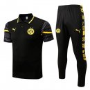 Polo Borussia Dortmund Set Completo 2022-2023 Nero