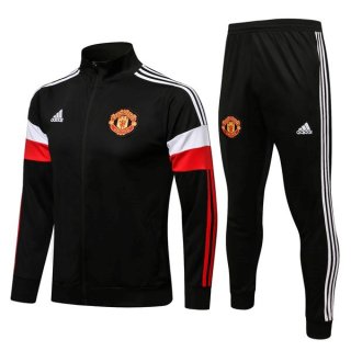 Giacca Manchester United 2022 Nero Bianco Rosso