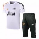 Maglia Formazione Manchester United Set Completo 2020/2021 Bianco Nero