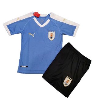 Maglia Uruguay Prima Bambino 2019 Blu