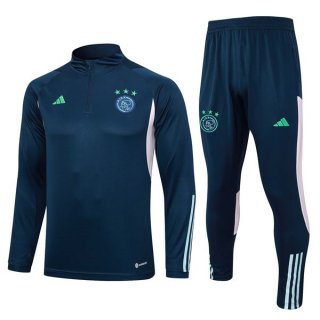 Felpa Allenamento Ajax 2023/2024 Blu Felpa Allenamento Ajax 2023/2024 Blu