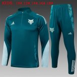 Bambino Felpa Allenamento Cruzeiro 2025/2026 Verde
