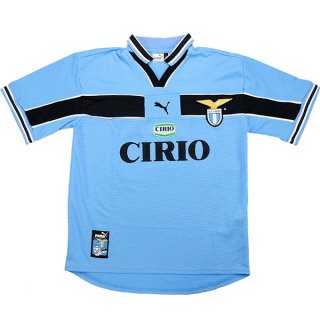 Thailandia Maglia Lazio Prima Retro 1998 2000 Blu Luce