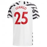 Maglia Manchester United NO.25 Ighalo Terza 2020/2021 Bianco