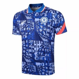 Polo Chelsea 2021/2022 Blu Polo Chelsea 2021/2022 Blu
