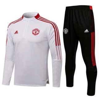 Giacca Manchester United 2022 Bianco Nero