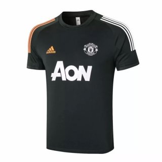 Maglia Formazione Manchester United 2020/2021 Nero Bianco