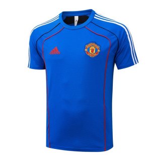 Maglia Formazione Manchester United 2025/2026 Blu 3 Maglia Formazione Manchester United 2025/2026 Blu 3