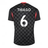 Maglia Liverpool NO.6 Thiago Terza 2020/2021 Nero