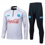 Felpa Allenamento Napoli 2025/2026 Bianco 5