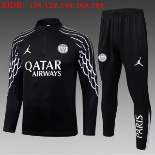 Bambino Felpa Allenamento PSG 2025/2026 Nero 7 Bambino Felpa Allenamento PSG 2025/2026 Nero 7